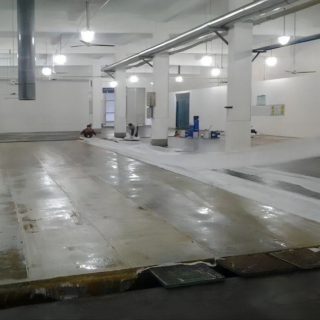 白城防腐蚀地坪,环氧玻纤地坪，玻纤工业地坪，环氧玻纤布地坪,乙烯基玻纤布地坪产品图3